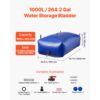 VEVOR Wasserspeicherblase, 1000 L PVC-Weichwasserbeutel, Wasserspeicherbehälter – Bild 2