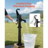 VEVOR Schwengelpumpe Antik Vintage, 6 m Förderhöhe, NPT 1-1/4 Zoll Anschluss – Bild 4