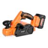 VEVOR Akku-Hobel, 82 mm Schnittbreite, 15000 U/min Elektrohobel für Holz mit 4,0 Ah 18 V Lithium-Akku