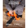VEVOR Akku-Hobel, 82 mm Schnittbreite, 15000 U/min Elektrohobel für Holz mit 4,0 Ah 18 V Lithium-Akku – Bild 2