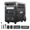 VEVOR tragbare Powerstation 3600 W, 3840 Wh, Solargenerator mit 10 Ausgangsanschlüssen