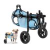 VEVOR Hunderollstuhl für Hinterbeine, verstellbarer Haustierrollstuhl, verletzte Hunde bis 15 kg