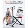 VEVOR Kniebeugenmaschine für tiefe Kniebeugen, Gesäßtrainer mit 5-stufig verstellbarem Sitz – Bild 3