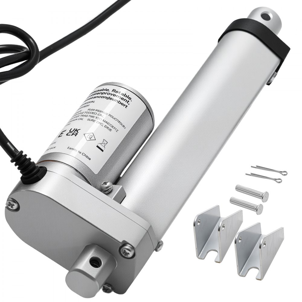 VEVOR 12-V-Linearantrieb, 101,6 mm Linearmotor mit 15 mm/s, Lineartechnik-Aktuatoren für Hubschreibtische