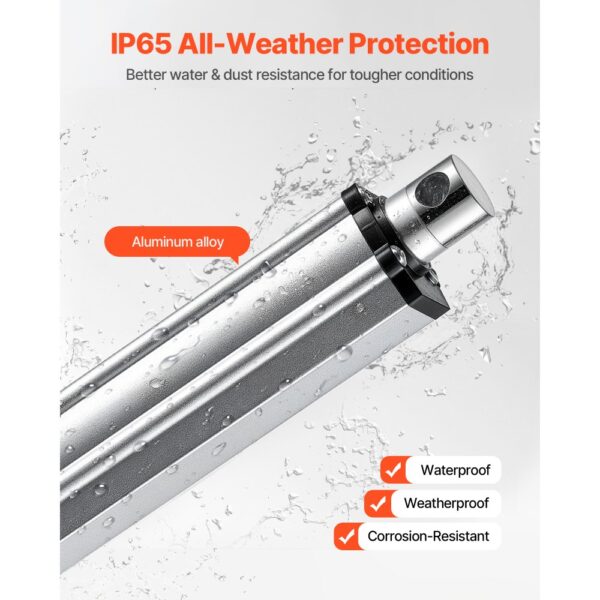 VEVOR 12-V-Linearantrieb, 152,4 mm IP65 wasserdichter Linearmotor, 3000 N Linear Actuator – Bild 4 VEVOR 12-V-Linearantrieb, 152,4 mm IP65 wasserdichter Linearmotor, 3000 N Linear Actuator – Bild 4