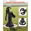VEVOR Schwengelpumpe Antik Vintage, 7,6 m Förderhöhe, NPT 1-1/4 Zoll Anschluss – Bild 5