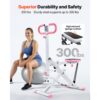 VEVOR Kniebeugenmaschine für tiefe Kniebeugen, Gesäßtrainer mit 5-stufig verstellbarem Sitz – Bild 3