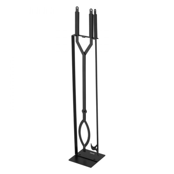 VEVOR Kaminbesteck-Set, 3-teiliges Ofenbesteck-Set inkl. Ständer, drinnen und draußen VEVOR Kaminbesteck-Set, 3-teiliges Ofenbesteck-Set inkl. Ständer, drinnen und draußen