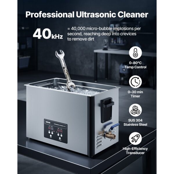 VEVOR 30 L Ultraschallreiniger – Bild 2