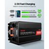 VEVOR 4000 W Wechselrichter, 12 V DC auf 230 V AC, 2 USB-Anschlüssen, 2 AC-Steckdosen – Bild 5