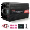 VEVOR 3500 W Wechselrichter, 12 V DC auf 230 V AC, reiner Sinus-Wechselrichter, 2 AC-Steckdosen