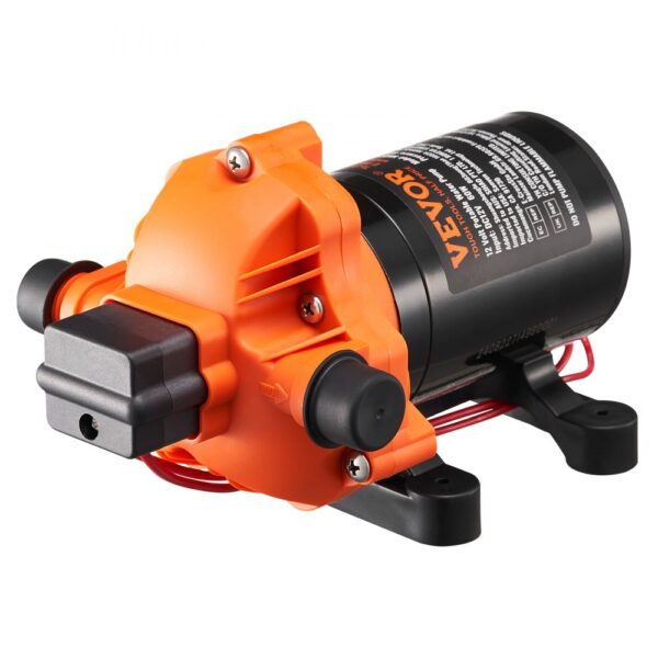 VEVOR 12-V-Membranpumpe, 6,81 L/min, 60 PSI, 1/2 Zoll MNPT-Anschluss, für Wohnmobil
