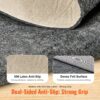 VEVOR Teppichbelag, 635x2400mm, schützende Polsterung aus Gummi für Teppiche, 6mm dick – Bild 3