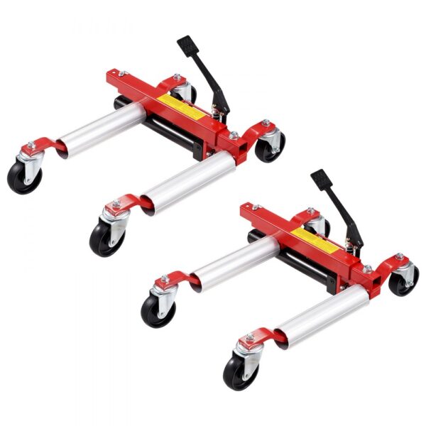 VEVOR Radwagen 2 Stk. 680 kg pro Stück Tragkraft Hydraulische Rangierroller Reifenroller für PKWs SUVs VEVOR Radwagen 2 Stk. 680 kg pro Stück Tragkraft Hydraulische Rangierroller Reifenroller für PKWs SUVs