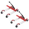VEVOR Radwagen 2 Stk. 680 kg pro Stück Tragkraft Rangierroller mit Ratschenfunktion Reifenroller für PKW