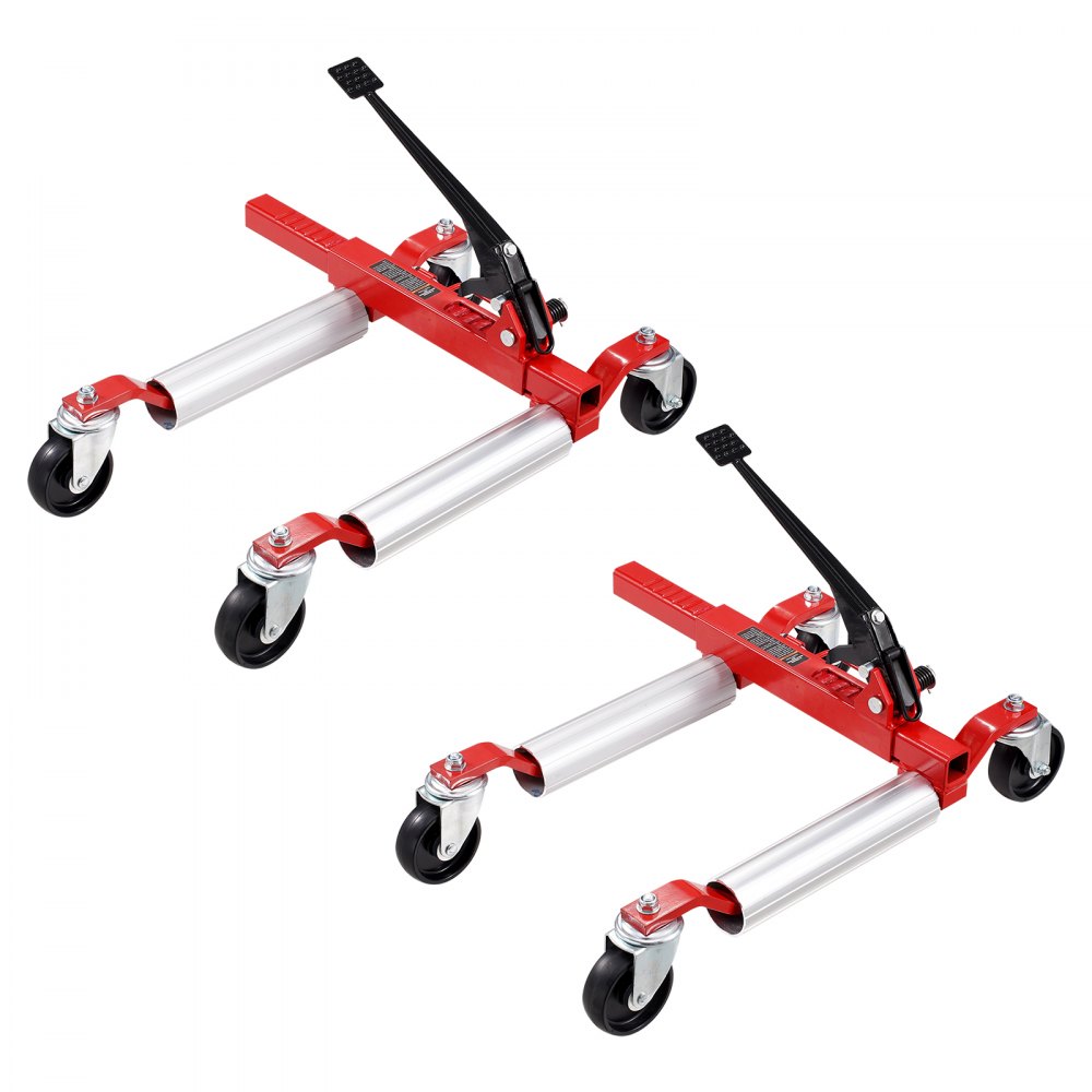 VEVOR Radwagen 2 Stk. 680 kg pro Stück Tragkraft Rangierroller mit Ratschenfunktion Reifenroller für PKW
