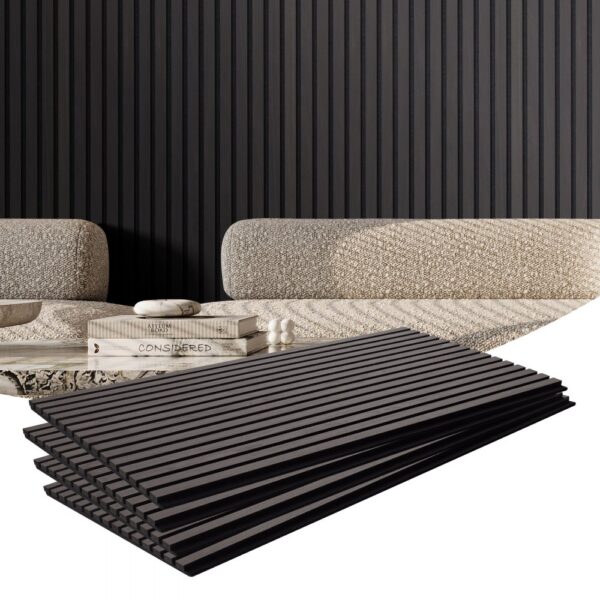 VEVOR Akustikpaneele, 1200 x 600 x 21 mm, MDF-Akzent-Holzwandpaneele für moderne Innenwanddekoration