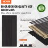VEVOR Akustikpaneele, 1200 x 600 x 21 mm, MDF-Akzent-Holzwandpaneele für moderne Innenwanddekoration – Bild 2