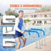 VEVOR Pool-Handlauf, 805 x 100 x 585 mm, Pooleinstieg Edelstahl mit Grundplatte für Innen-/Außenpools – Bild 3 VEVOR Pool-Handlauf, 805 x 100 x 585 mm, Pooleinstieg Edelstahl mit Grundplatte für Innen-/Außenpools – Bild 3