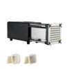 VEVOR Elektrischer Pommes Frites Schneider Kartoffelschneider mit 1/2 & 3/8 Zoll Klingen Edelstahl