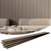 VEVOR Akustikpaneele, 2400 x 200 x 21 mm, Akustik Wandpaneele, 4er-Set