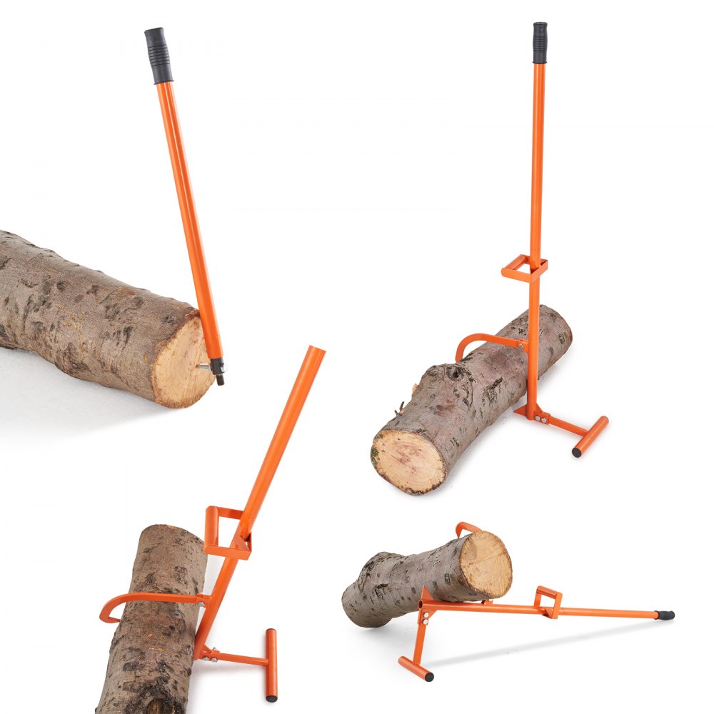 VEVOR Fällheber, 1219 mm, 4-in-1 Hochleistungs-Stammheber aus Stahl, multifunktionale Stammrolle