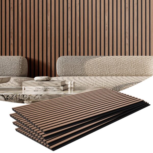 VEVOR Akustikpaneele, 1200x600x21mm, Akustik Wandpaneele, 4er-Set