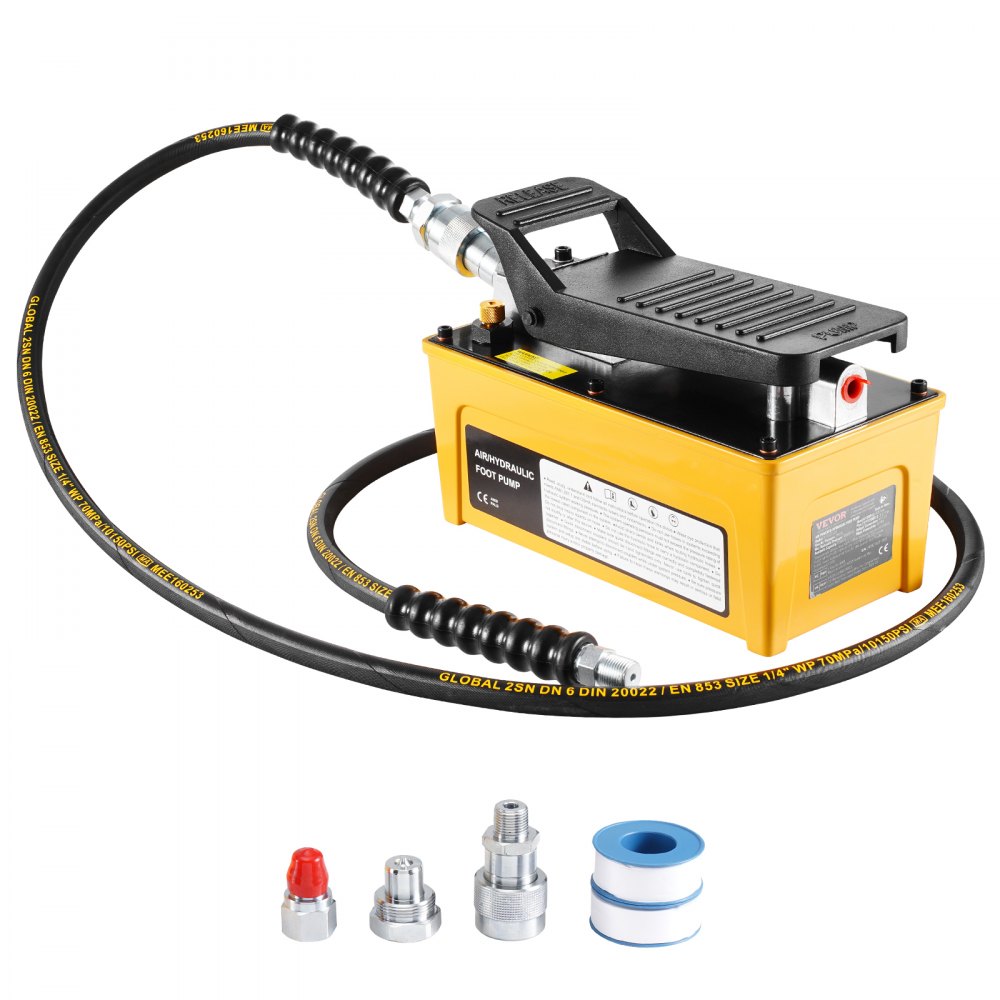 VEVOR 10.000 PSI Lufthydraulikpumpe, 1,6 L Öltank, NPT 3/8 Zoll Ölauslass