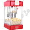VEVOR Popcornmaschine, 2,5 oz Kessel macht 4 QT pro Ladung, Tisch-Popcornmaschine mit PP-Tür