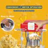 VEVOR Popcornmaschine, 2,5 oz Kessel macht 4 QT pro Ladung, Tisch-Popcornmaschine mit PP-Tür – Bild 5