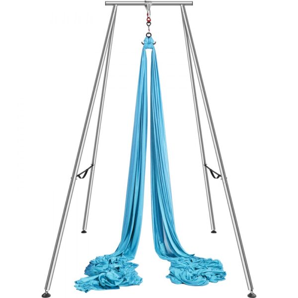VEVOR Aerial Yoga Hängematte mit Yogarahmen 12 x 2,6 m, Yoga-Schaukel Hammock Swing 250 kg Max. Tragfähigkeit