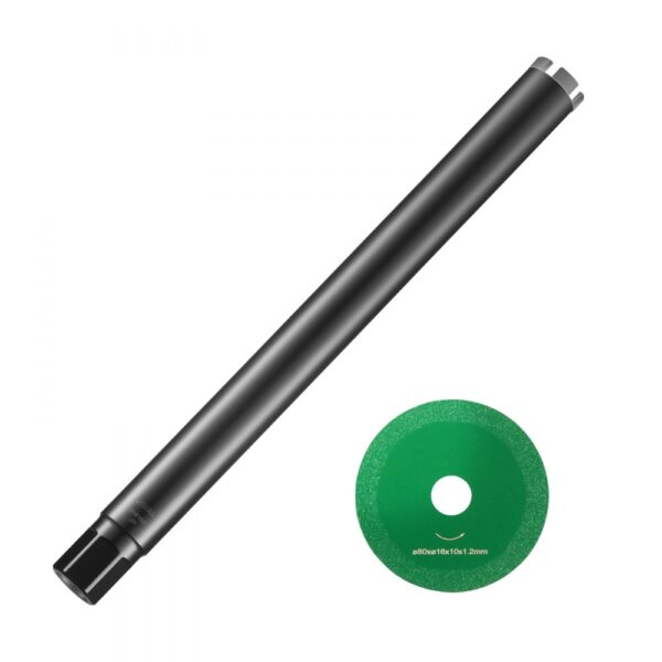 VEVOR Diamantbohrkrone Kernbohrer, 50,8 mm Nass-Diamant-Kernbohrer, 1-1/4 Zoll-7 Innengewinde