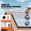 VEVOR Vogelschutz für Solarmodule, 20,3 cm x 30,5 m, 12 mm Drahtrollengeflecht – Bild 4