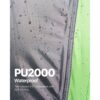 VEVOR SUV-Zelt Camping Auto-Zelt (305 x 310 x 230 cm) wasserdichtes PU2000 geräumiges Doppelschicht-Design – Bild 5
