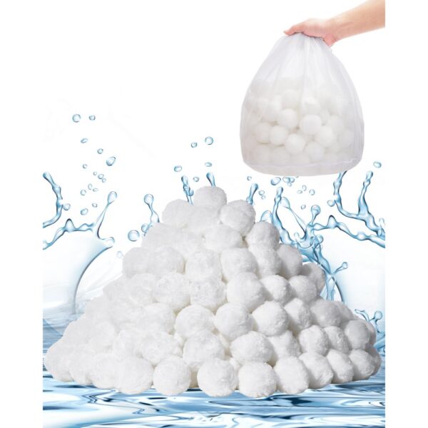 VEVOR Filter Balls für Sandfilter, 1,56 kg, Filterbälle ersetzen Pool-Filtersand