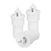 VEVOR Wasserfilter-Ersatz mit 0,3 L/min Durchflussrate für Kannen & Spender (3 Stk.) BPA-frei