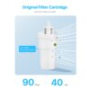 VEVOR Wasserfilter-Ersatz mit 0,3 L/min Durchflussrate für Kannen & Spender (3 Stk.) BPA-frei – Bild 2