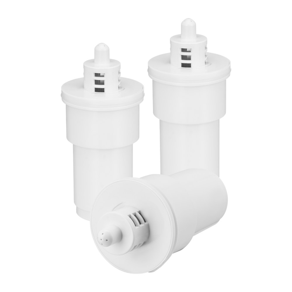 VEVOR Wasserfilter-Ersatz mit 0,3 L/min Durchflussrate für Kannen & Spender (3 Stk.) BPA-frei