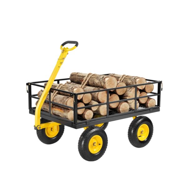 VEVOR Bollerwagen 544,31 kg, Transportwagen, 2-in-1-Handwagen mit All-Terrain-Reifen