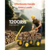VEVOR Bollerwagen 544,31 kg, Transportwagen, 2-in-1-Handwagen mit All-Terrain-Reifen – Bild 2