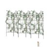 VEVOR Rankhilfe für Kletterpflanzen, 51x180 cm, 6er-Set rostfreies Metallspalier für Gartenblumen