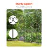 VEVOR Rankhilfe für Kletterpflanzen, 51x180 cm, 6er-Set rostfreies Metallspalier für Gartenblumen – Bild 2