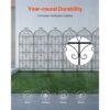 VEVOR Rankhilfe für Kletterpflanzen, 51x180 cm, 6er-Set rostfreies Metallspalier für Gartenblumen – Bild 4