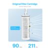 VEVOR Ersatz-Wasserfilter (3 Stk.) für Kannen & Spender BPA-frei, hält 3 Monate oder 800 L – Bild 2