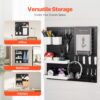 VEVOR Werkzeugwand, 28 x 28 cm, 4er-Set, Kunststoff-Stecktafel-Wand-Organizer-Set mit Zubehör – Bild 2