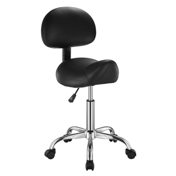 VEVOR Sattelhocker Rollhocker 204 kg belastbarer höhenverstellbarer (84-100 cm) Drehhocker Arbeitshocker