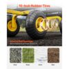 VEVOR Bollerwagen 965x560x535 mm, Gartenwagen, Transportwagen auf Rädern – Bild 5