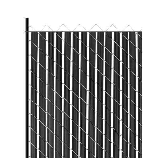 VEVOR Sichtschutzlamellen 1740 mm, HDPE-Maschendrahtlamellen, ideal für Garten und Bauernhof (schwarz)