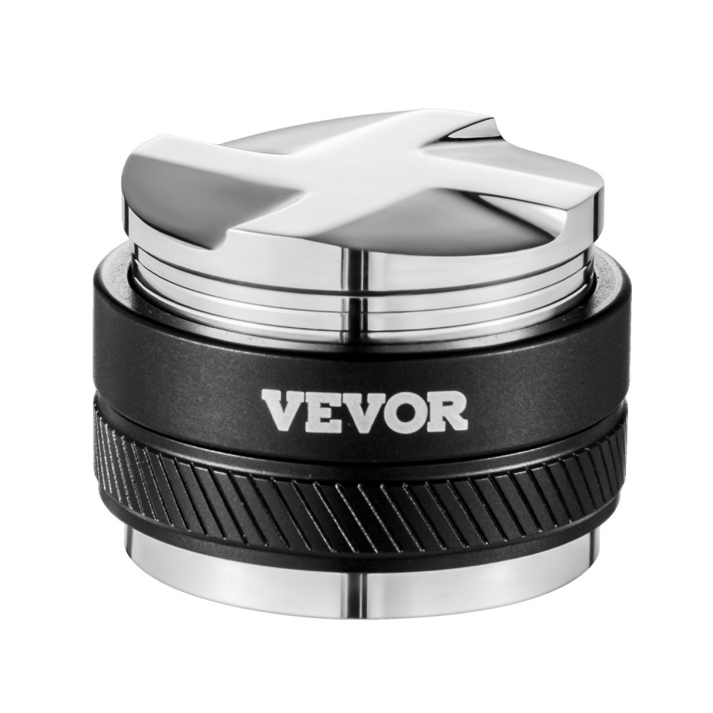VEVOR Kaffeeverteiler 2 in 1 verstellbarer Espressoverteiler (53 mm) mit fächerförmiger Basis