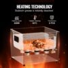 VEVOR 1 5L Ultraschallreiniger, 360 W digitales Ultraschallreinigungsgerät mit Schonmodus, Schmuck – Bild 3